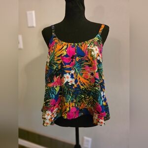 Paper Crane Vibrant Floral Tank Top